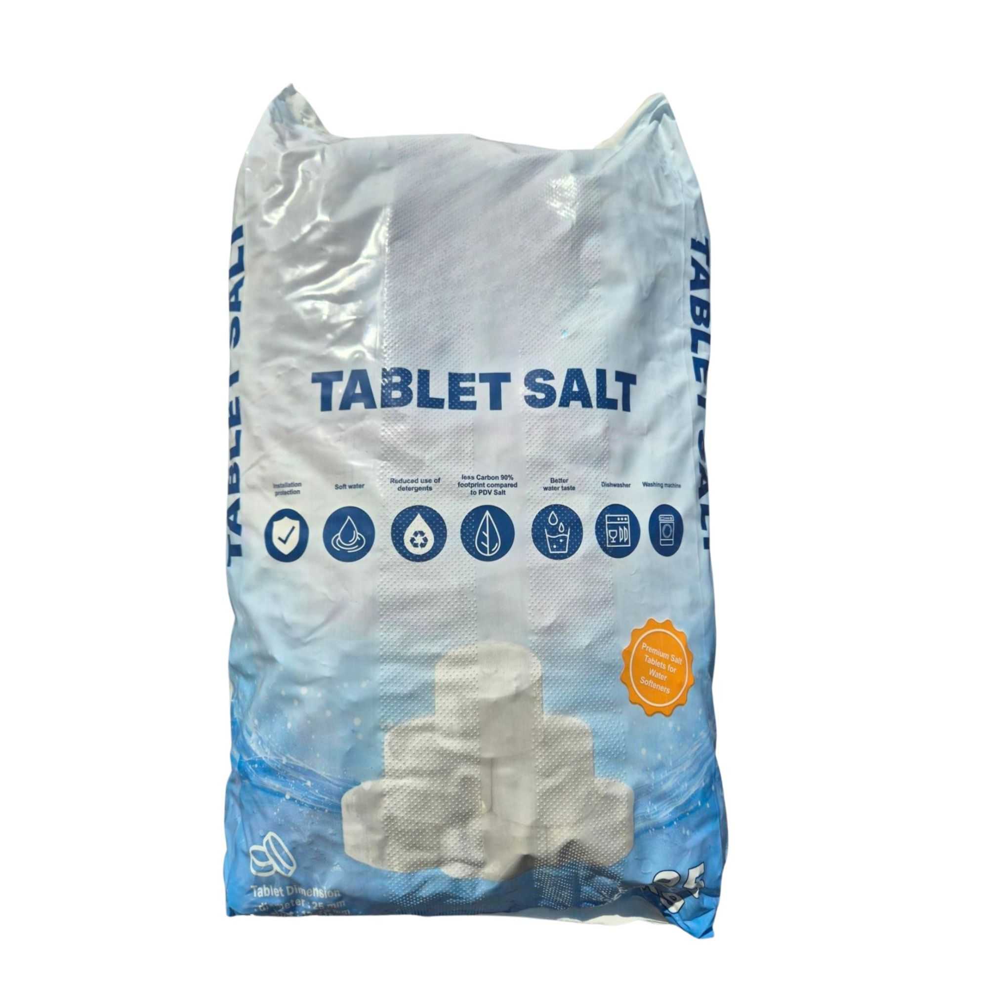 TerraGrade Premium Water Softener Salt Tablets - 25kg Bulk Bag